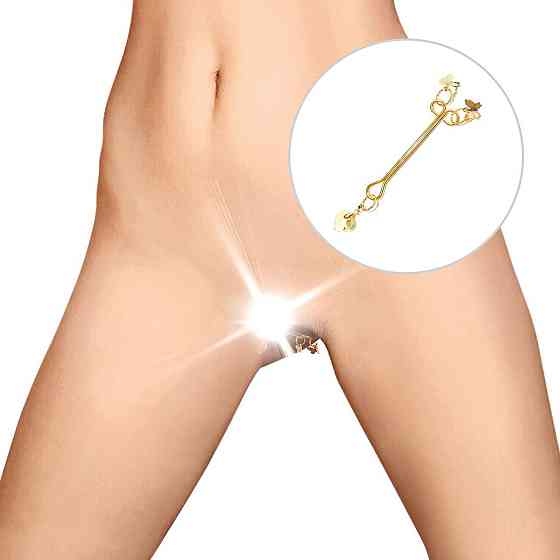 Затискач для клітора Art of Sex - Clit Clamp Butterfly, золото Sex Aura Київ