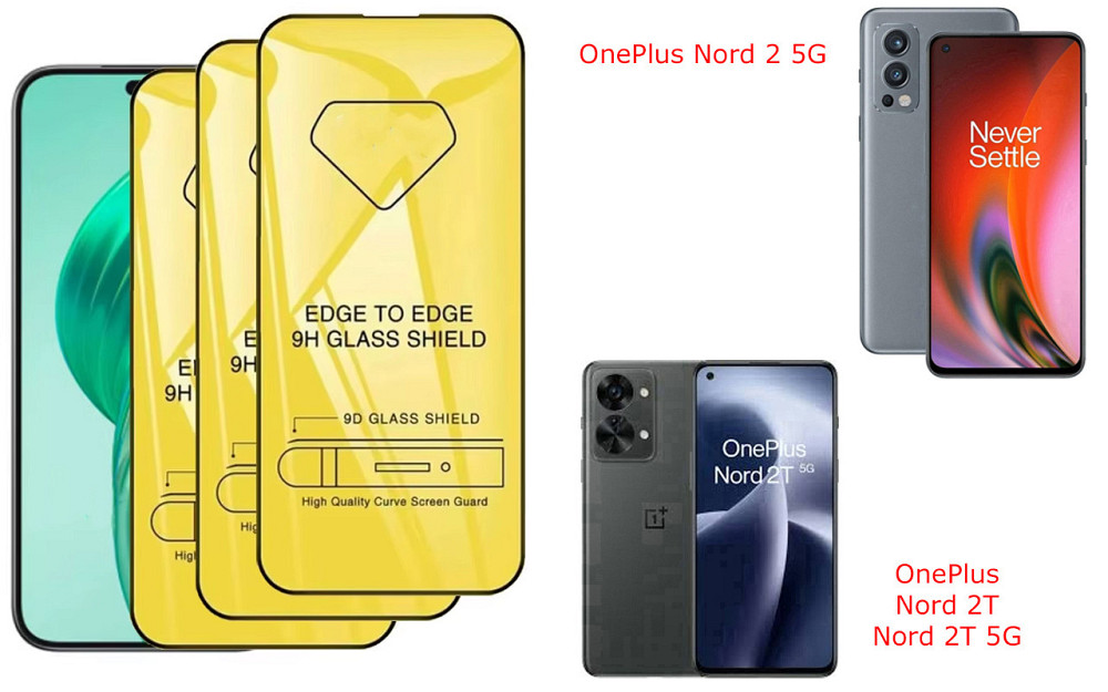 Захисне скло DefenzoGlass для OnePlus Nord 2 5G, Nord 2T, Nord 2T 5G – подвійна міцність Київ - фото 1