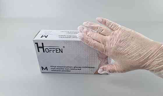 Перчатки Винил прозрачные (100шт) размер M 