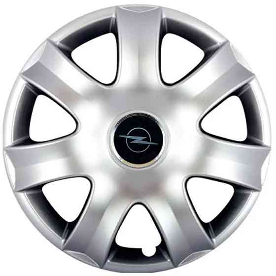 Автомобільні модельні ковпаки R14 Opel NEW 223 4шт, SJS, сріблясті Київ