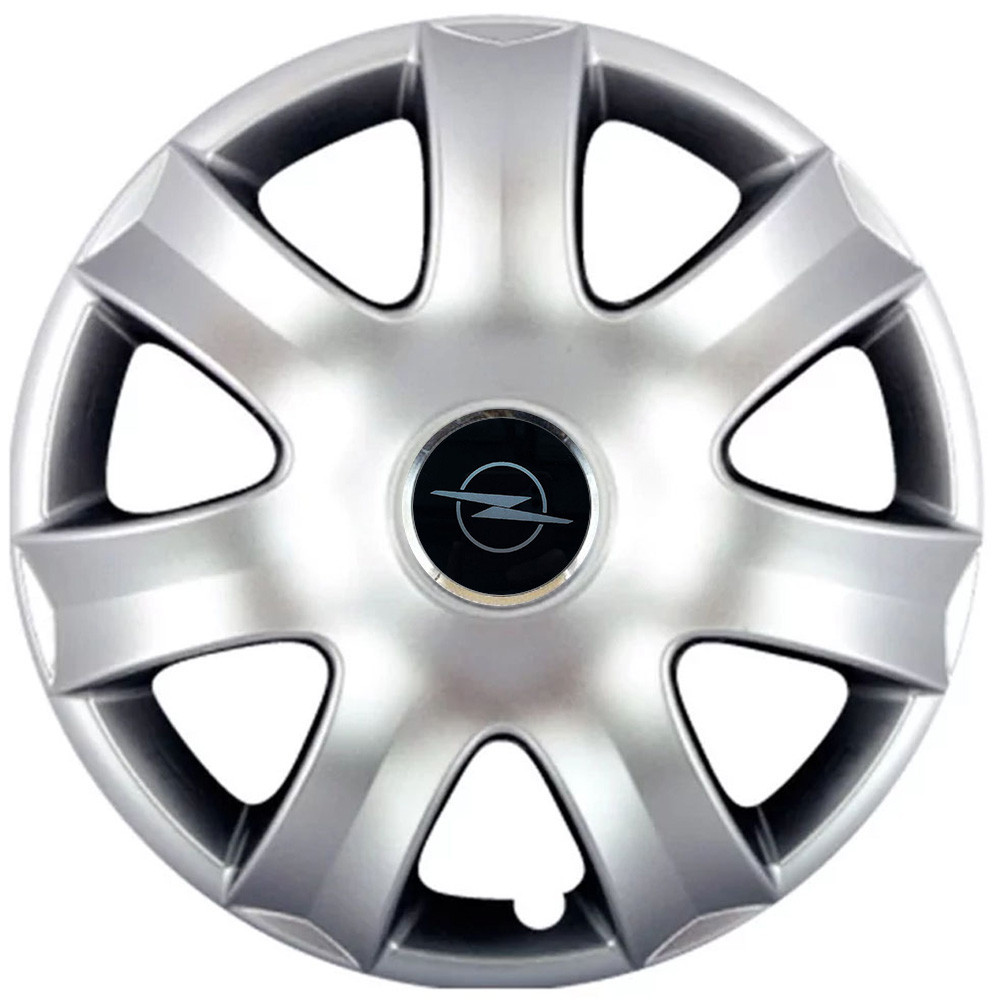 Автомобільні модельні ковпаки R14 Opel NEW 223 4шт, SJS, сріблясті Київ - фото 1