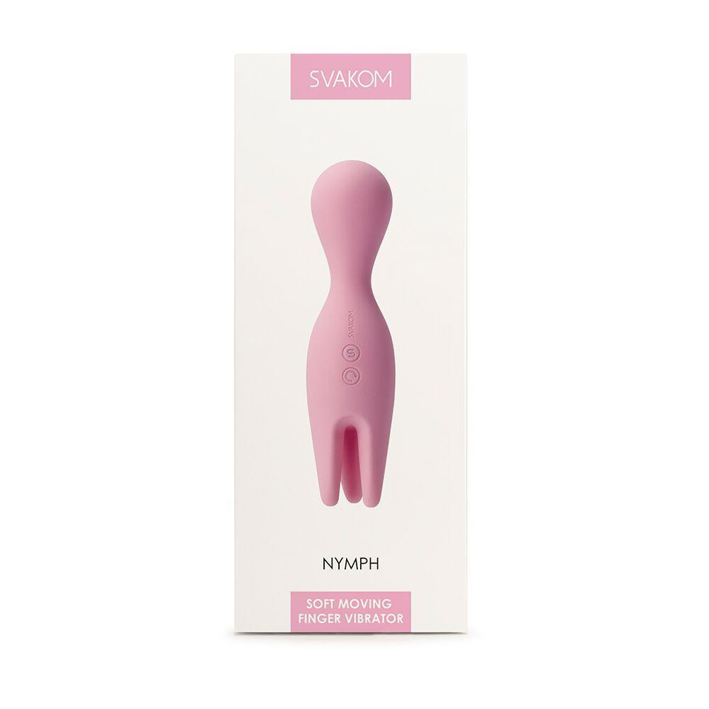 Подвійний вібратор для чутливих зон Svakom Nymph Pale Pink Sex Aura Київ - фото 7