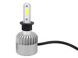 S2 Лампа світлодіодна цоколь H3 (к-кт 2 шт) 12/24V, 36W, 4000Lm + вентилятор (авиац. алюмін. профілю.) Мукачево