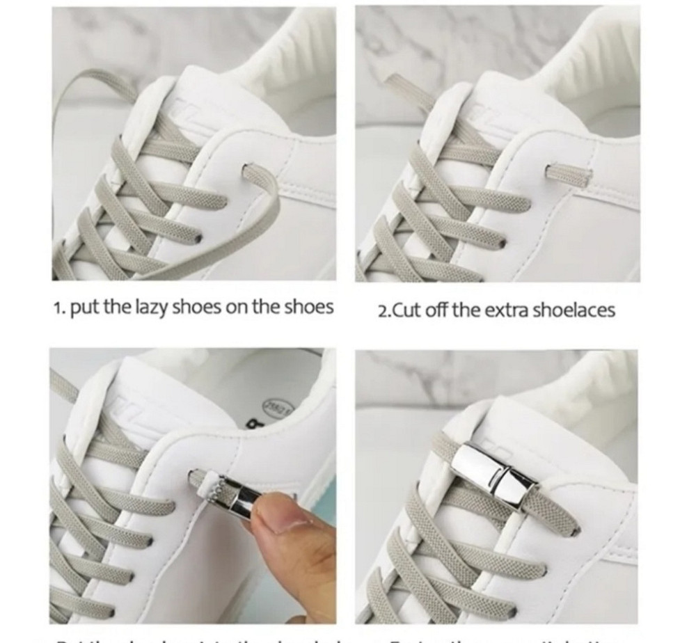 Еластичні шнурки без зав'язок з магнітними застібками Сміла - фото 8