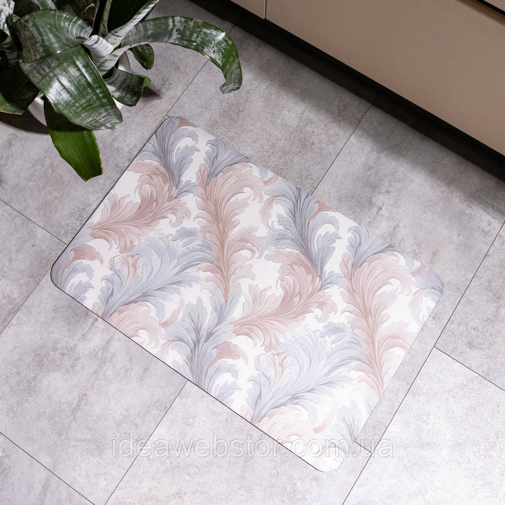 Килимок універсальний діатомітовий Acanthus 58*38 см прямокутний Yiwu HP-42-123 Київ - фото 2