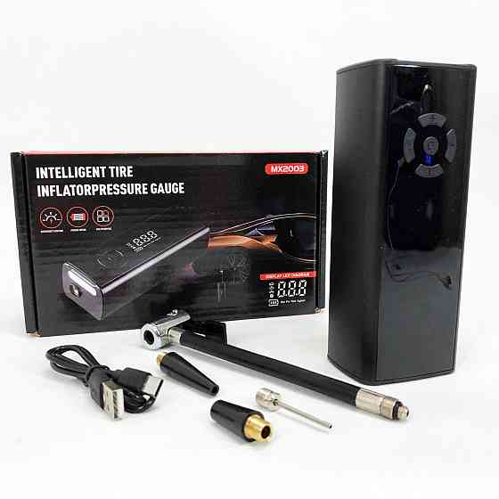 Портативный компрессор для машины MX20033, Мощный портативный воздушный компрессор насос KQ-57 Киев