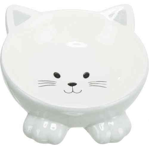 Миска Trixie Котик для котів, ергономічна, керамічна, 14 см, 150 мл Київ