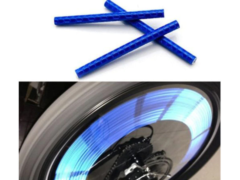 Світловідбивні накладки на спиці Feel Fit сині Бровари - фото 2