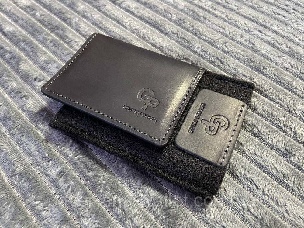 Обкладинка з натуральної шкіри для ID-паспорта та автодокументів Grande Pelle Київ - фото 7