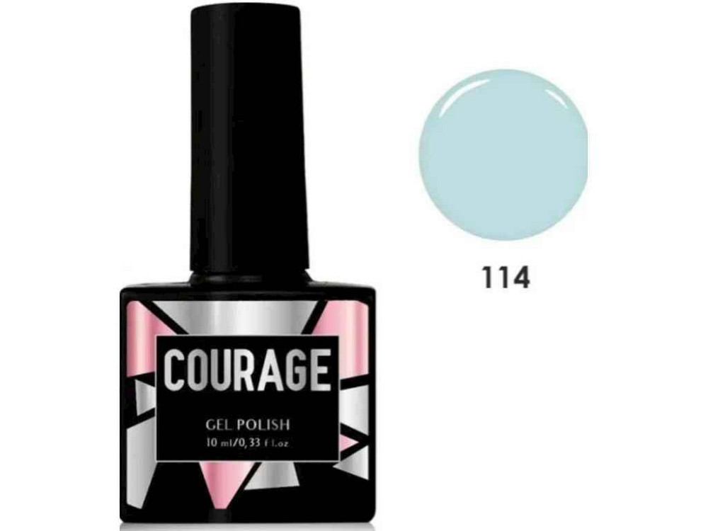Гель-лак 10мл для ногтей No114 Голубая мята ТМ COURAGE Киев - изображение 1