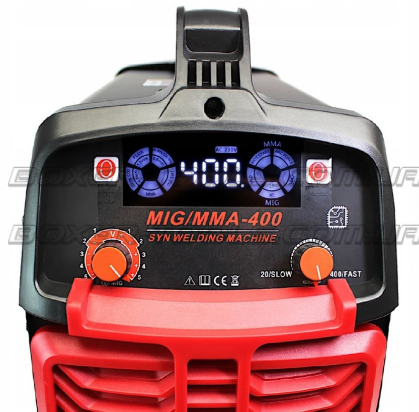 Полуавтомат сварочный SR-2006 MIG/MMA 400А IGBT, TIG Lift, LCD дисплей, комплект кабелей Одесса - изображение 4