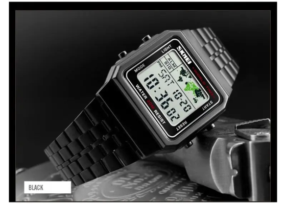 Чоловічий наручний годинник Skmei 1338 (Чорний) Вінниця