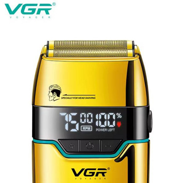 Чоловіча електрична акумуляторна електробритва VGR, Бездротова електробритва для бороди AQ-23 Львів - фото 12
