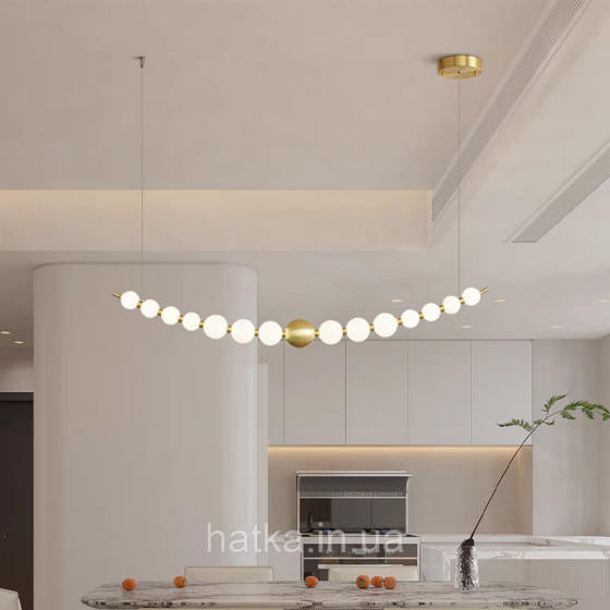 Люстра сучасна підвісна перлина VALESO G3872-15 Copper 27W Київ