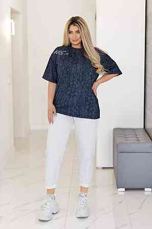 Футболка тай-дай оверсайз Massage Батал Київ