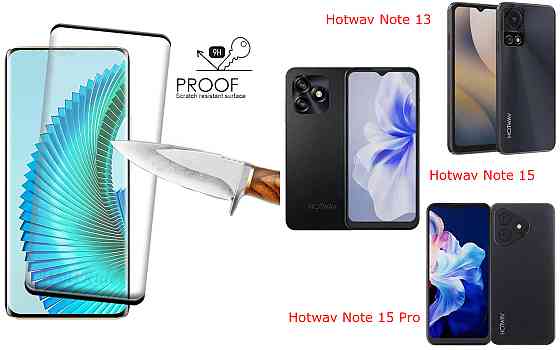 Захисне скло HyperGlass Pro для Hotwav Note 13, Note 15, Note 15 Pro – максимальна чутливість та захист Київ