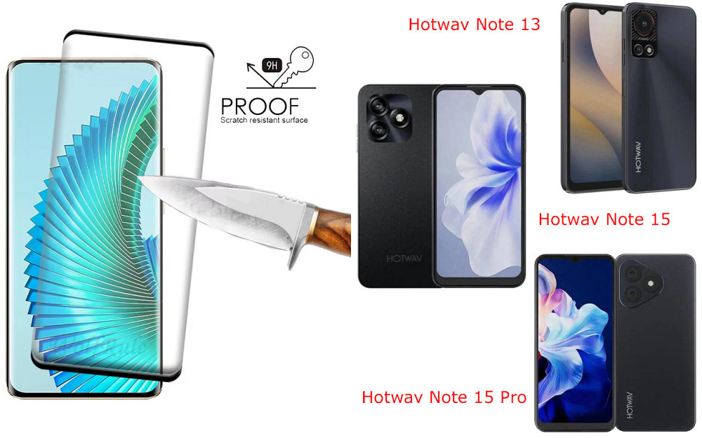 Захисне скло HyperGlass Pro для Hotwav Note 13, Note 15, Note 15 Pro – максимальна чутливість та захист Київ - фото 1