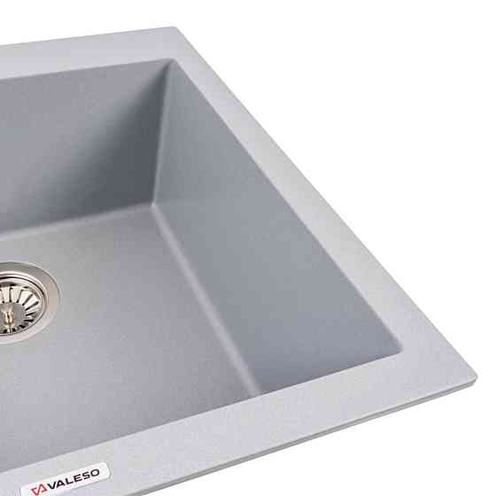 VALESO Гранітна мийка VALESO GALAX 5050 матова Сірий металік Киев