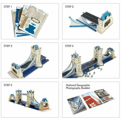 Пазл Cubic Fun Трехмерный пазл Тауэрский мост (DS0978h) Винница - изображение 2