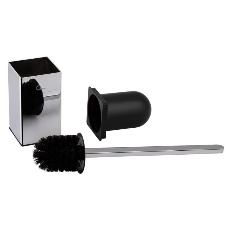 Ершик для унитаза напольный Qtap Liberty CRM 1157-2 хром Киев - изображение 3