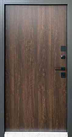 Двері вуличні Форт-М  комплектація "ТЕРМО" модель Термо ЛІНО ТЕРМОРОЗРИВ дуб 92/дуб темний Київ