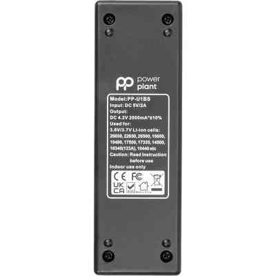 Зарядное устройство для аккумуляторов PowerPlant PP-U1BS (Li-ion / input DC 5V/2A) (AA620197) Винница