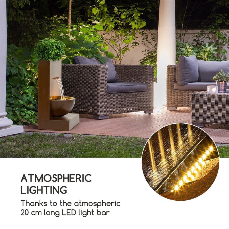 Фонтан сада ветряных цветов Внутренний фонтан с сеялкой 11 Вт для использования в помещении и на открытом Ровно - изображение 6