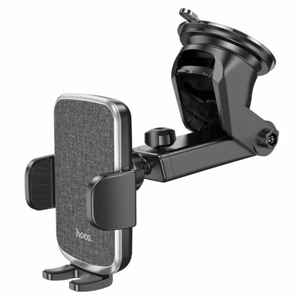 Тримач для мобільного HOCO CA95 Polaris push-type telescopic suction cup car holder Black Київ - фото 2