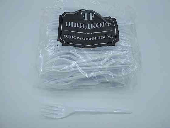 Качани щільні пластикові 100 шт Білі Юніта Харків