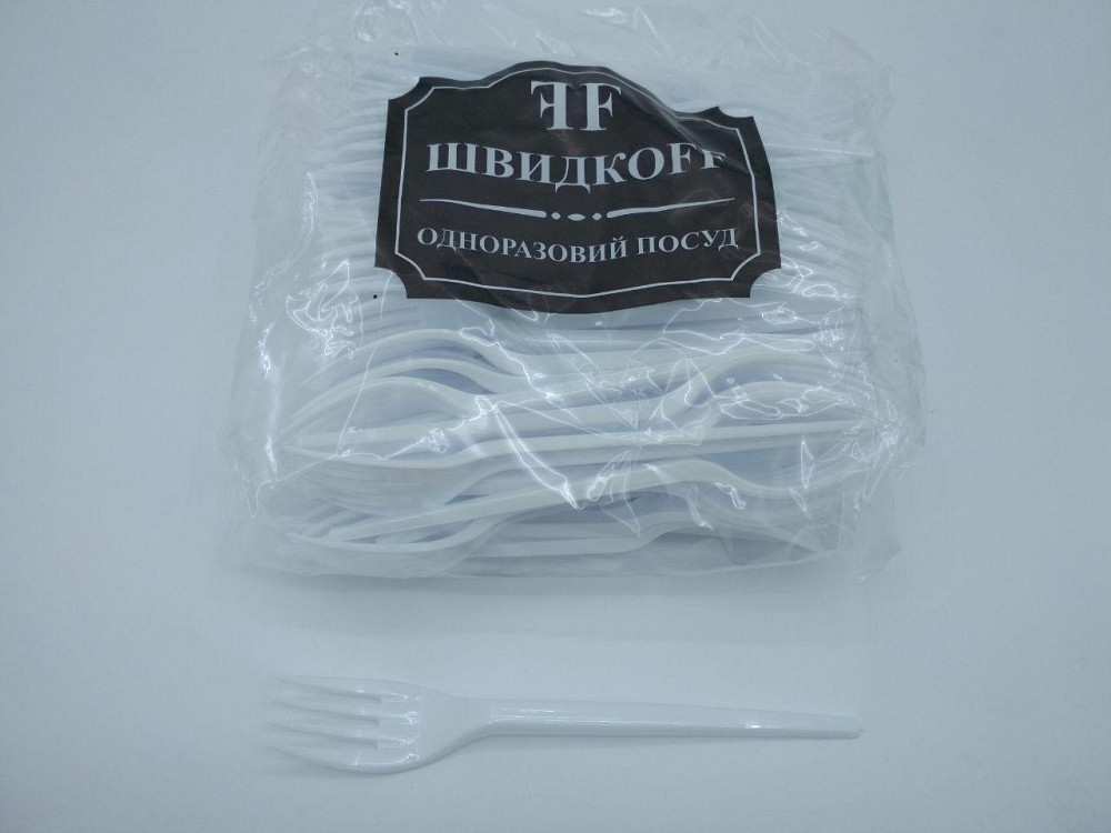 Качани щільні пластикові 100 шт Білі Юніта Харків - фото 3