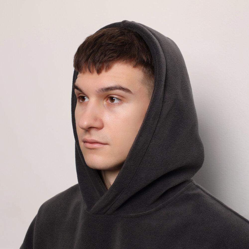 Темно-сірий костюм зимовий флісовий. Чоловічий теплий костюм Pobedov Mariot Київ - фото 14