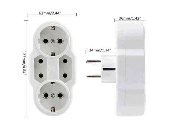 Перехідник пластик 22 Socket Plug LMR10-72 ТМ КИТАЙ Київ