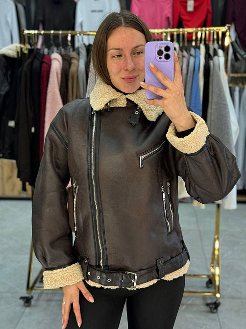 Жіноча стильна та тепла дублянка дублянка Одеса - фото 4