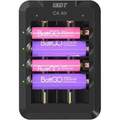 Зарядний пристрій для акумуляторів iSDT C4 Air Quick Battery Charger (iSDT-C4) Вінниця