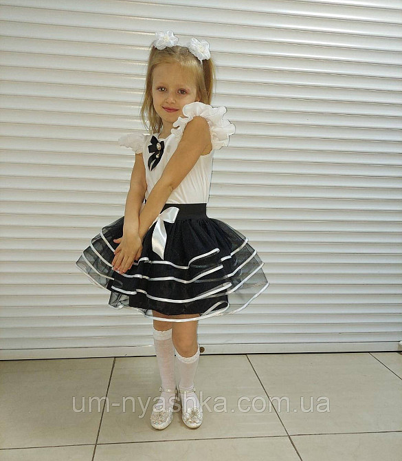 Красивая школьная юбочка с белой бейкой Кривой Рог - изображение 3