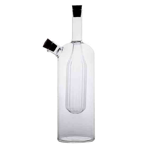 Скляна пляшка подвійна для олії та оцту 2в1 500 мл HP-34-13 Київ