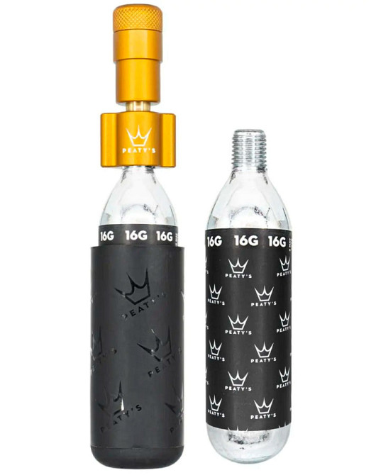 Насос Peaty's Holeshot CO2 Tyre Inflator, Road & Gravel 16g, Bourbon Київ - фото 1