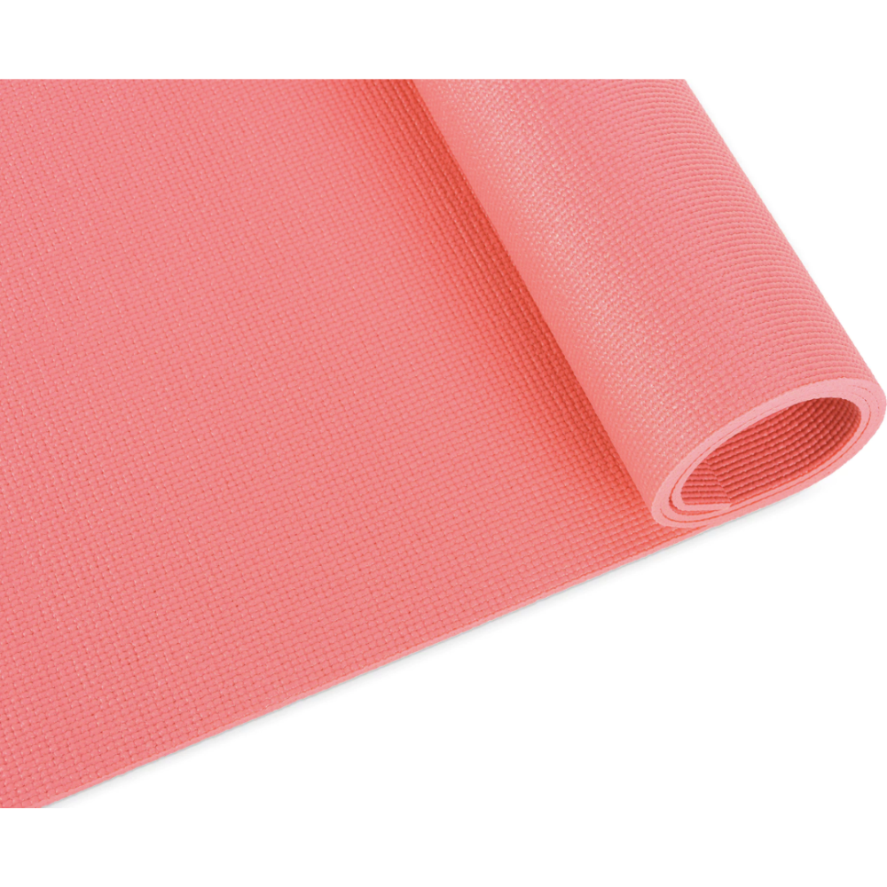 Килимок (мат) для фітнесу та йоги Queenfit 0,5см темно-рожевий Київ - фото 4