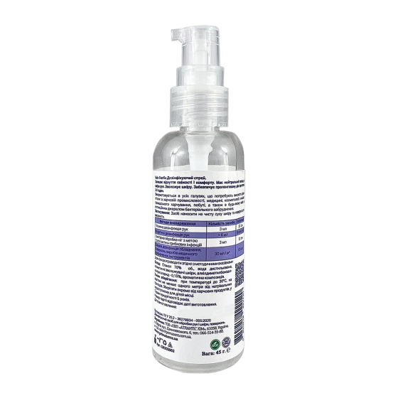 Антисептик для рук рідкий (50 мл) з дозатором Павлоград