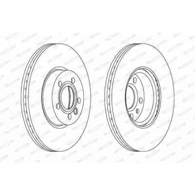 Тормозной диск FERODO DDF1160C Винница