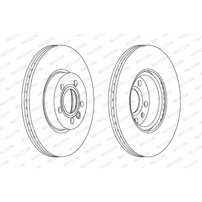 Тормозной диск FERODO DDF1160C Винница - изображение 1