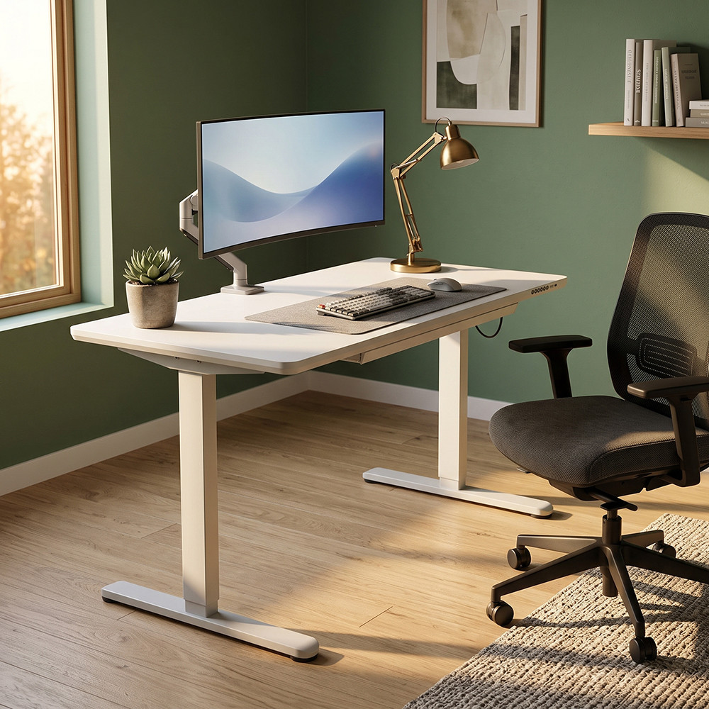 Регулируемый Стол Richman StandUp White Glass 1200 х 600 BST-12 new Днепр - изображение 7