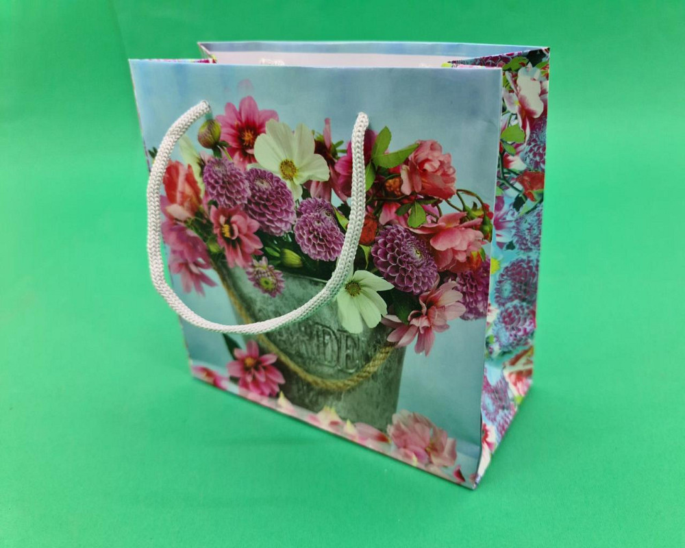 Пакет подарунковий під чашку 16/16/8 (артЧ-176) (12 шт.) Харків - фото 1