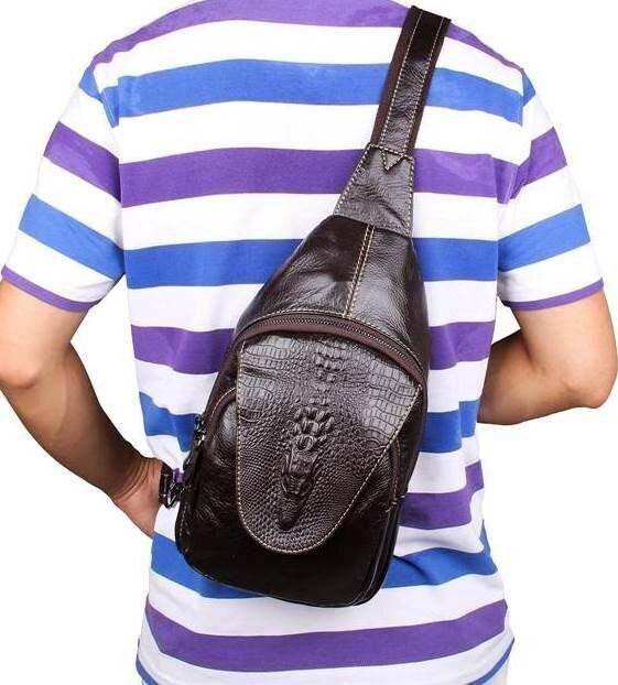 Сумка мужская Vintage 14559 из натуральной кожи Коричневая Киев - изображение 3