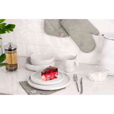 Тарелка Ardesto Trento Soup 21,5 см White (AR2921TW) Винница