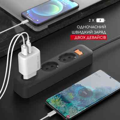 Зарядное устройство Intaleo 30W GAN USB-C PD+USB-A QC 3.0 white (1283126578274) Винница