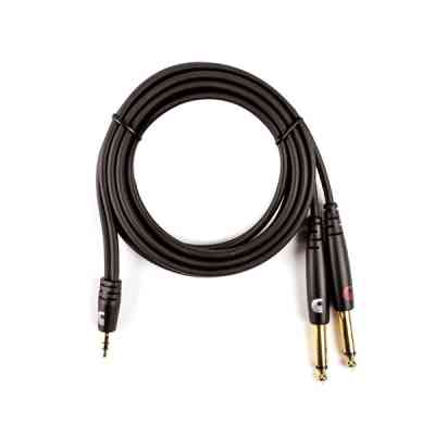 Інсертний кабель D&apos;Addario Custom Series 1/8&quot; to Dual 1/4&quot; Audio Cable (1.8m) (PW-MPTS-06) Вінниця