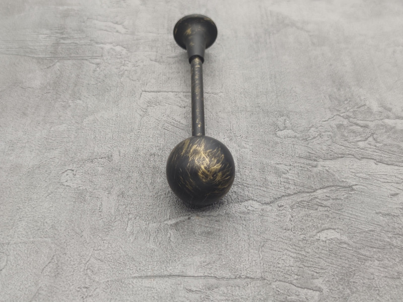 Підхват для штор Orvit Балло 115 х 30 мм Чорне Золото (00-00000649) Львов - изображение 2