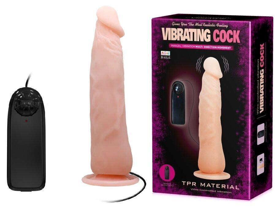 Вибратор на присоске Vibrating Cock, BW-008068A Sex Aura Киев - изображение 2