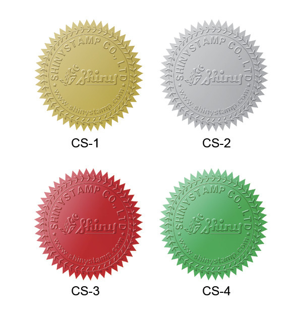 Лейбли  для рельєфної печатки d 42 mm, Київ - фото 1